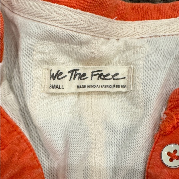 Free People We The Free Eyes Closed Henley tee size small - Picture 4 of 4